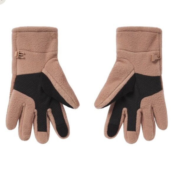 The North Face x Skims RETRO DENALI FLEECE GLOVES Sienna M - Picture 2 of 3